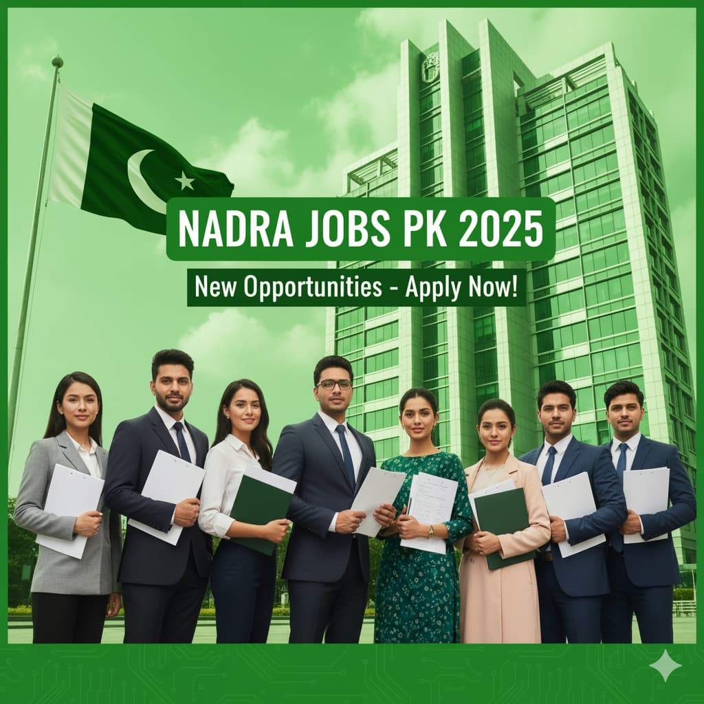 Young professionals exploring latest Nadra Jobs PK 2025 career opportunities in Pakistan